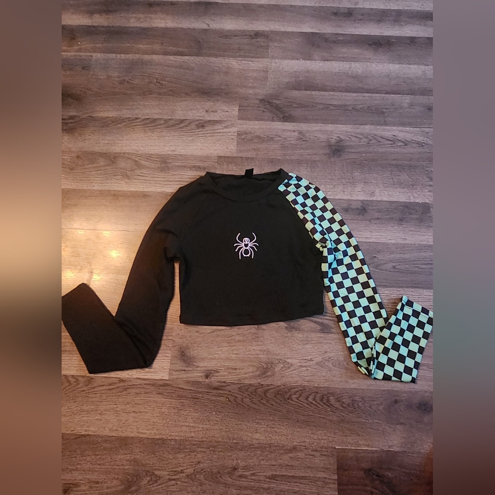 Shein moto long sleeve top